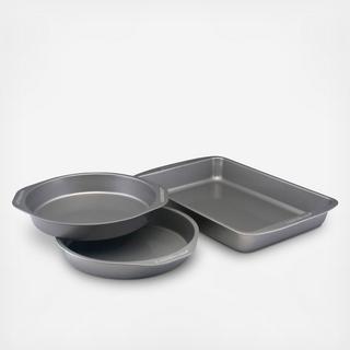 Nonstick 3-Piece Cake Pan Set