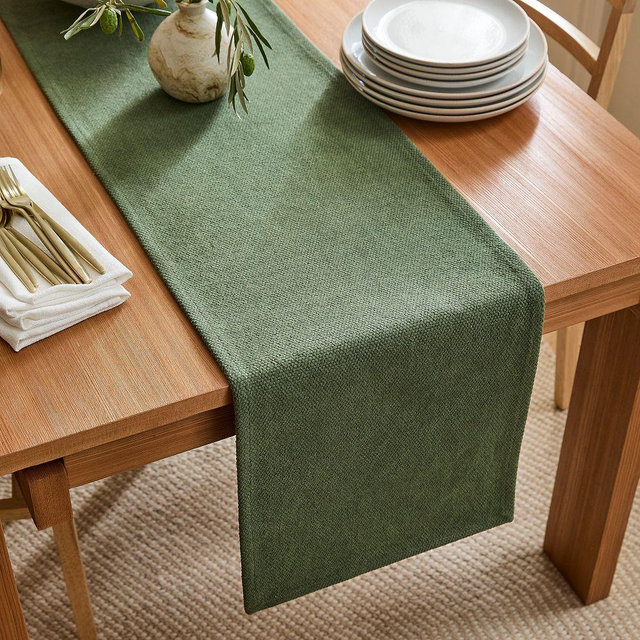 Textured Canvas Runner, Terragon
