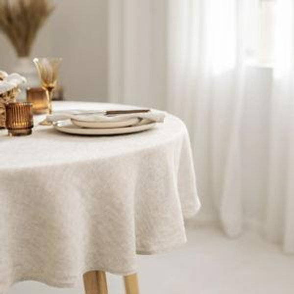Linen Hygge Tablecloth Custom Table Cloth Tablecloths for Wedding Gift for Her Table Linens Stonewashed Linen Table Linens Table Cloth - Etsy