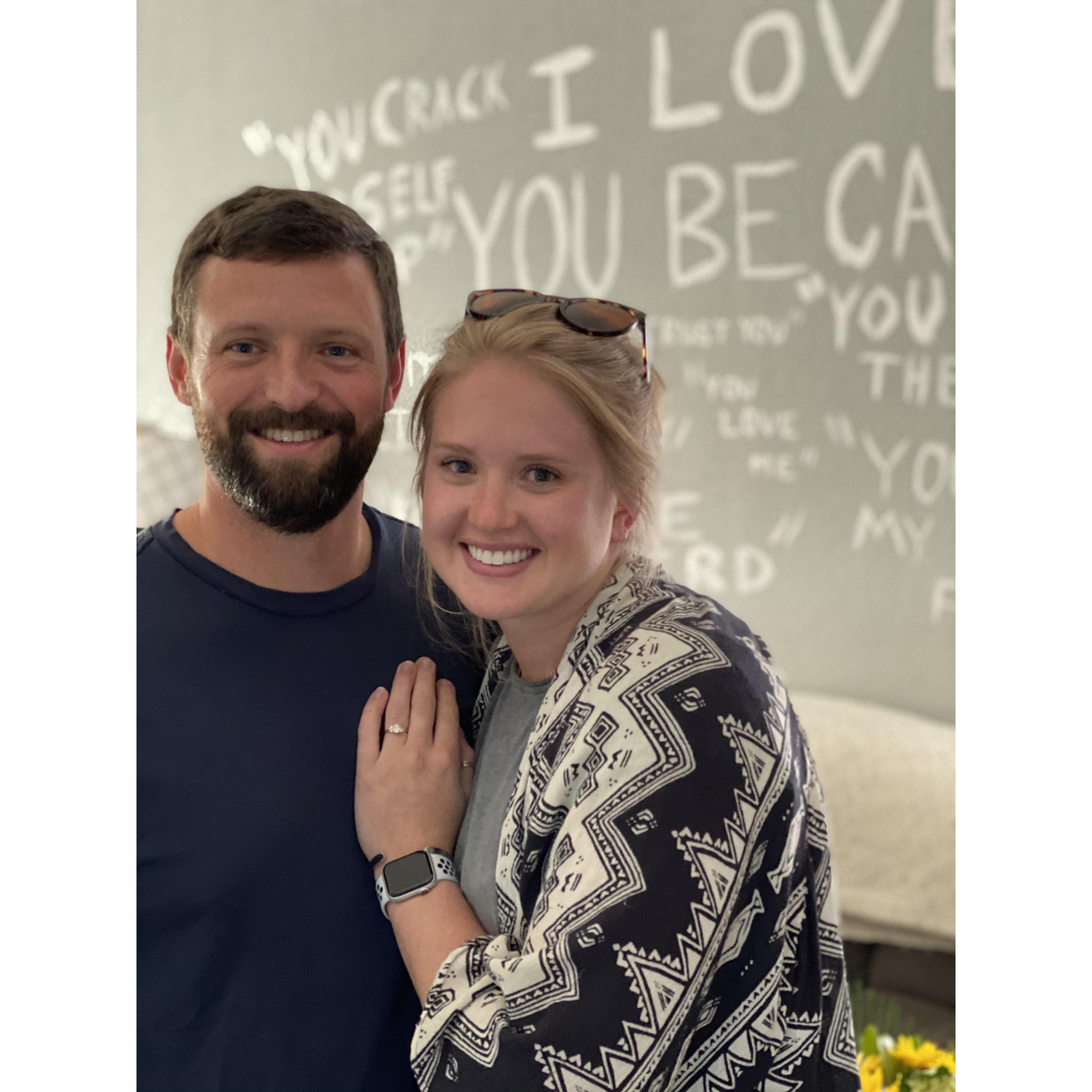 We got engaged!