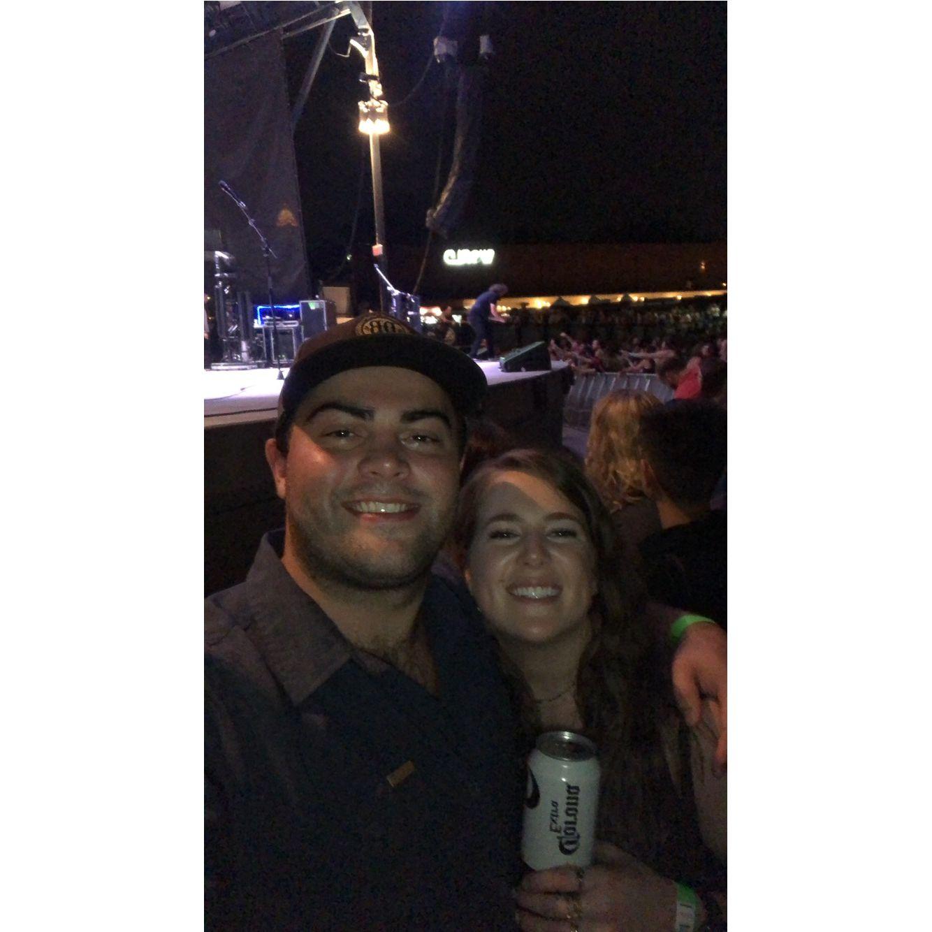 Our first concert together
