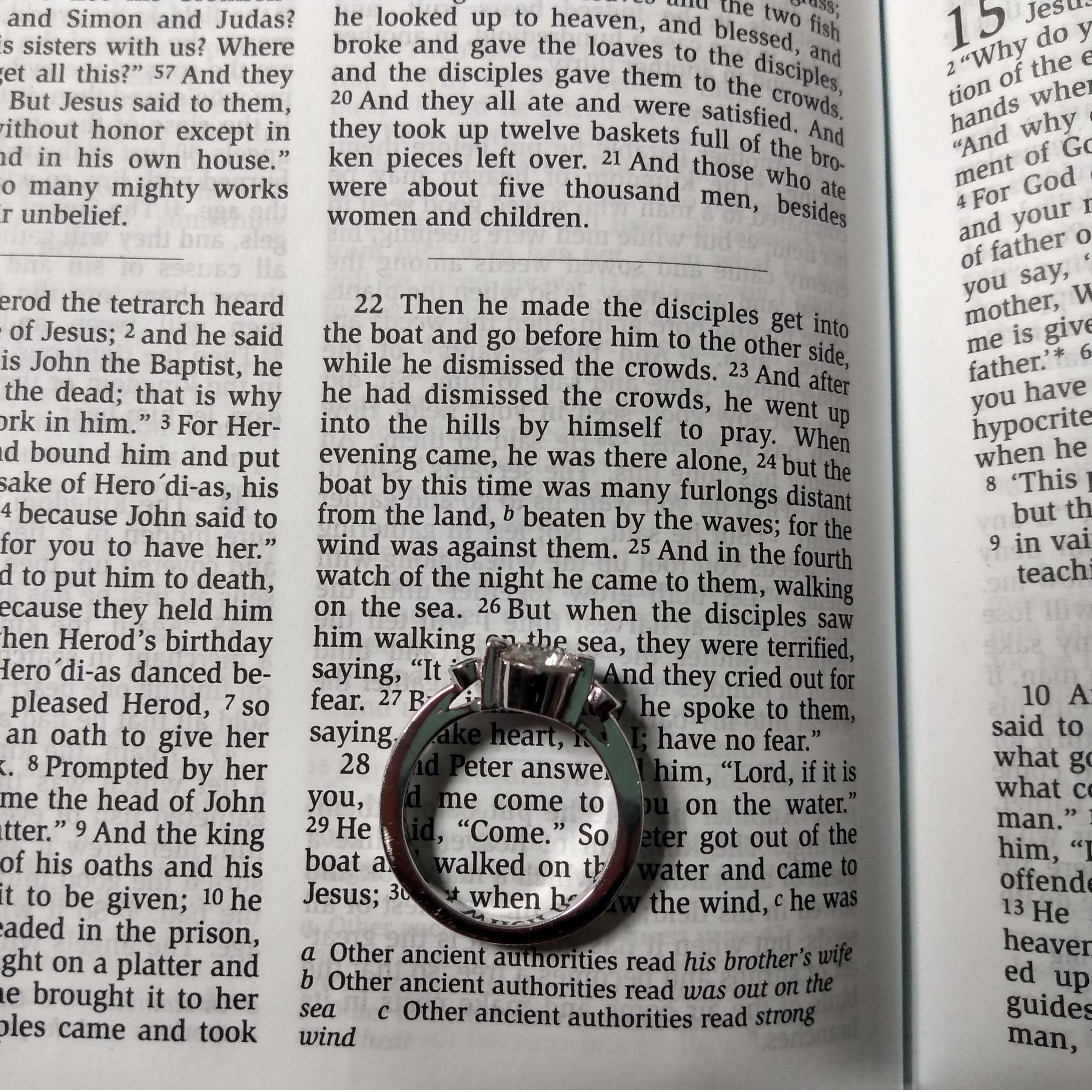 A scripture that has been a theme throughout our relationship.