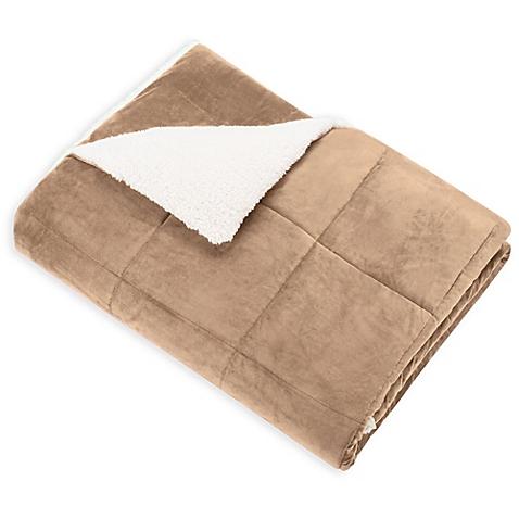 SoSoft™ Plush Throw in Tan