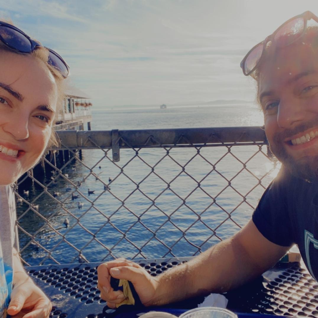 Seattle date - Ivar's on the pier!