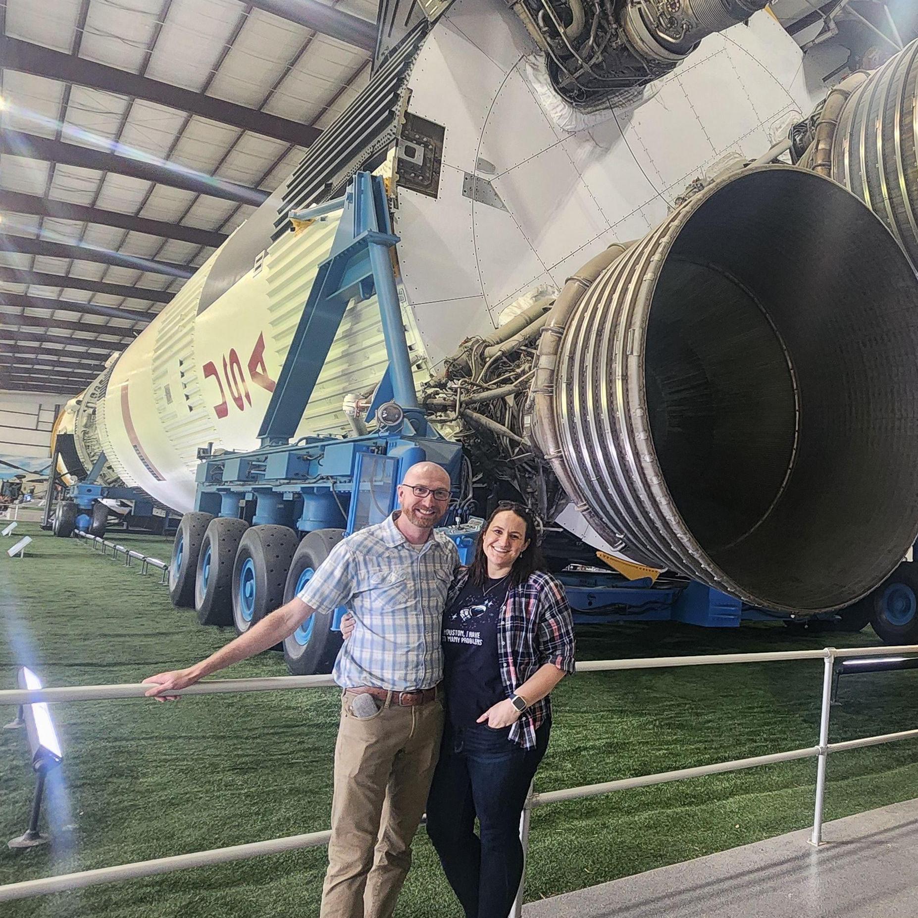 The Houston Space Center on our Texas Solar Eclipse trip