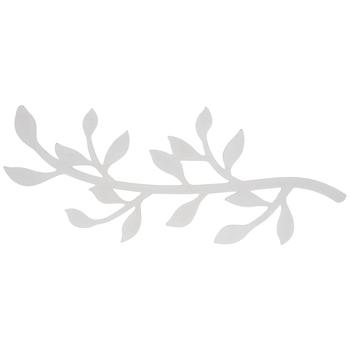 White Leaf Branch Wood Wall Decor