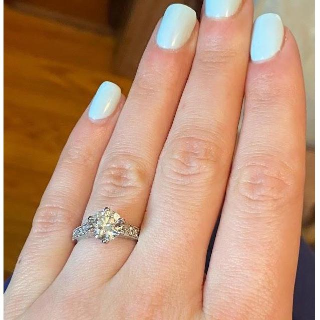 The Shiniest bling, day after engagement
