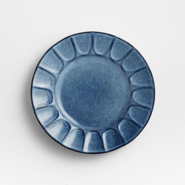 Cove Glazed Indigo Blue Salad Plate