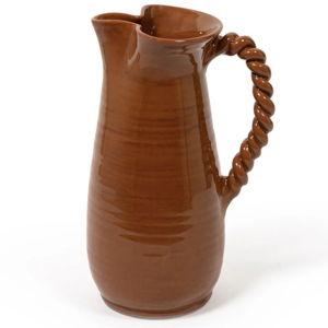 Ceramic Terracotta Glaze Louise Jug | Sharland England by Louise Roe