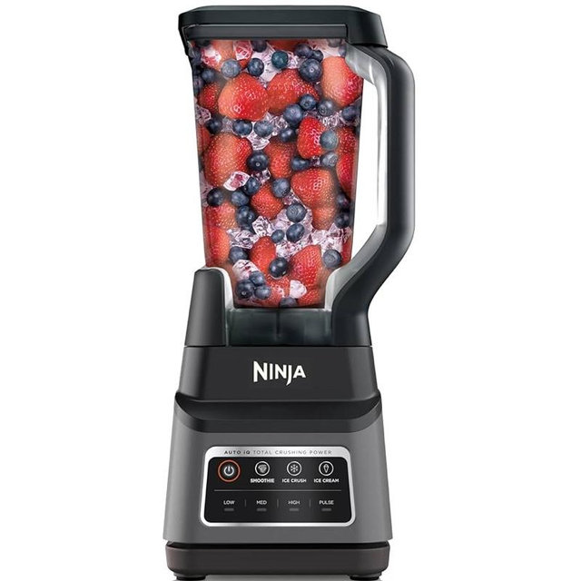 Ninja BN701 Professional Plus Blender, 1400 Peak Watts, 3 Functions for Smoothies, Frozen Drinks & Ice Cream with Auto IQ, 72-oz.* Total Crushing Pitcher & Lid, Dark Grey