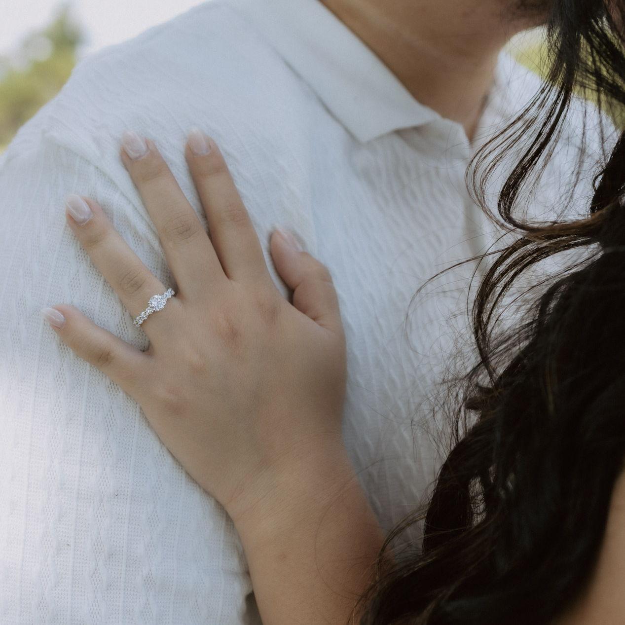 Close up of the ring