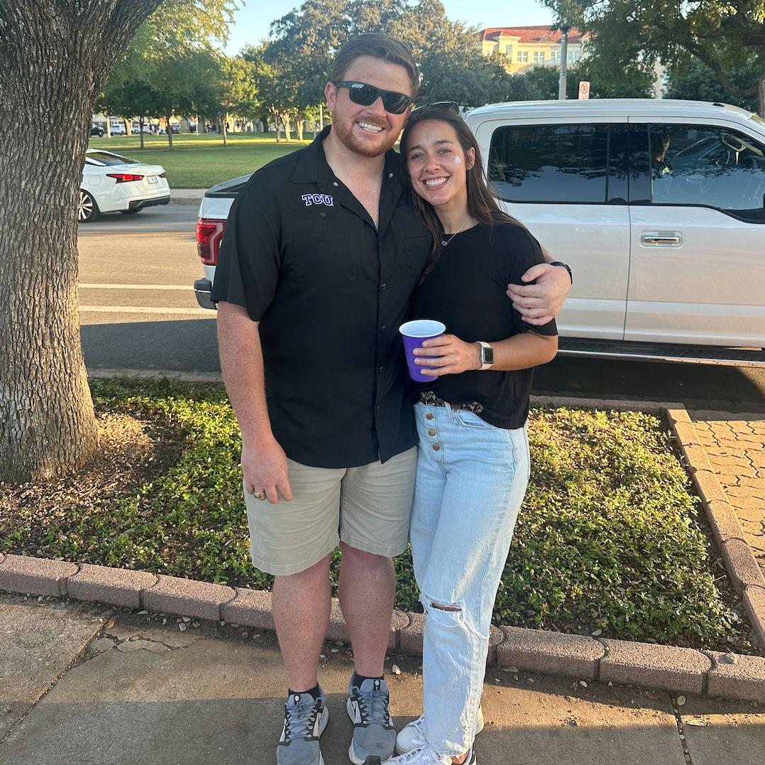Colton's first TCU game!