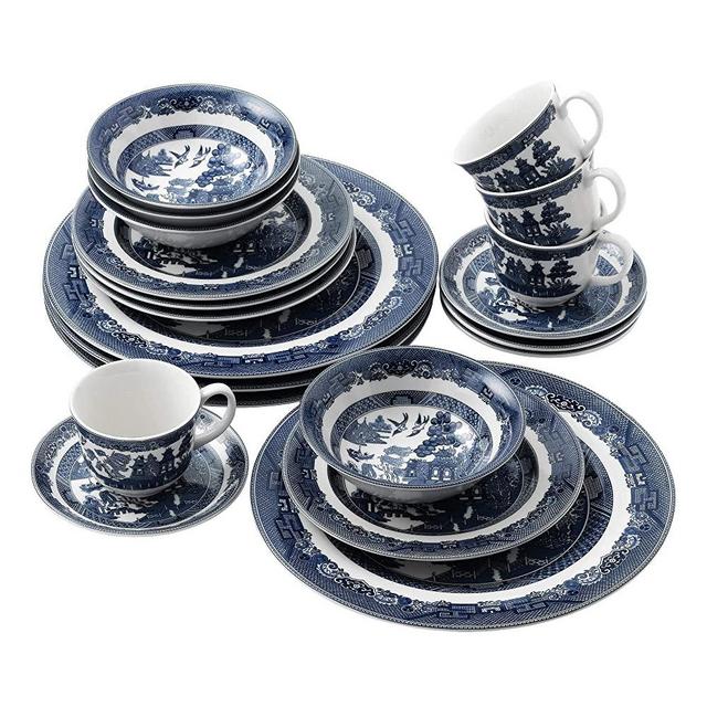 Johnson Brothers 2140055400 Willow Blue 20 Piece DinnerwareSet