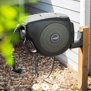 IN COLOR SEAWEED GREEN-Vego Retractable Hose Reel Set