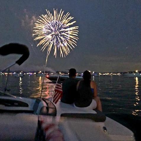 Fireworks on the 4th of July