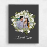 Grey Wedding Thank You - Villagio Photo