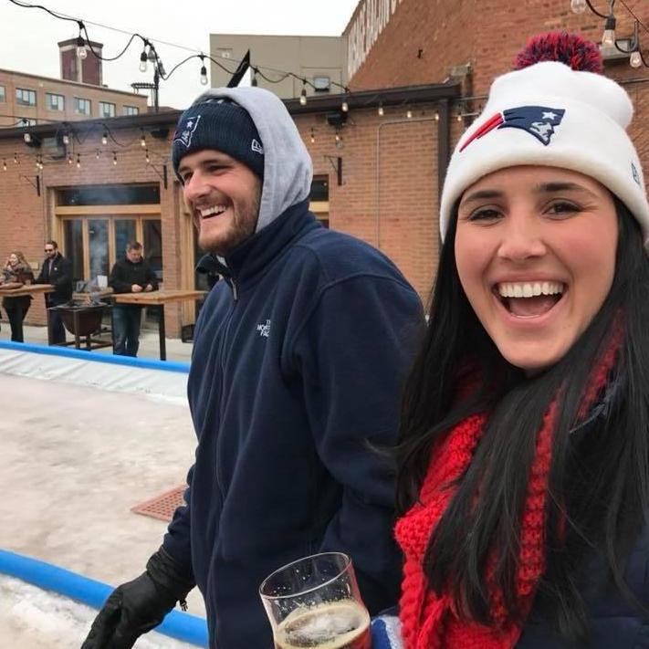 Always smiling with this one, but def during outdoor curling mid Pat's season!