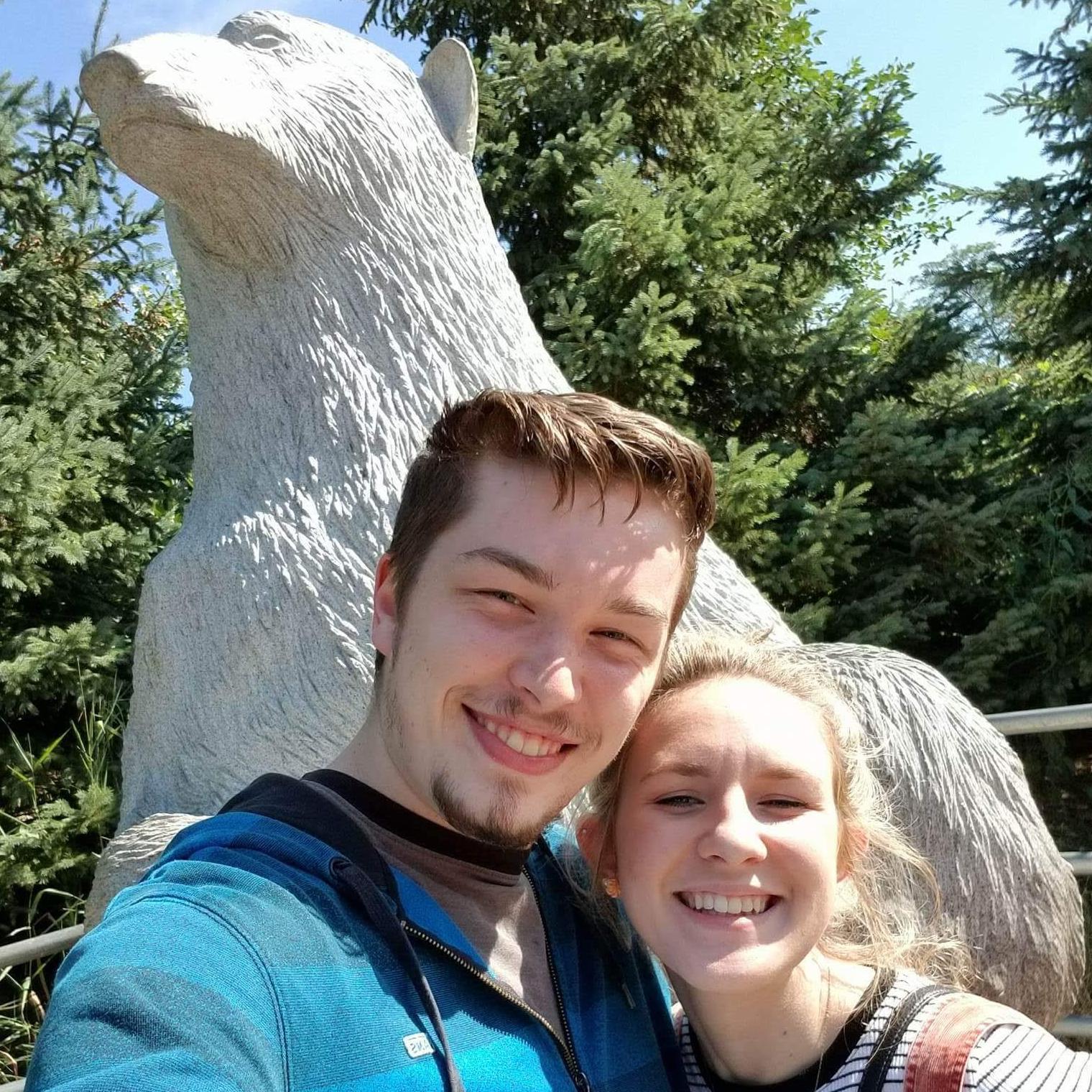 Our first trip together to the Detroit zoo in 2017