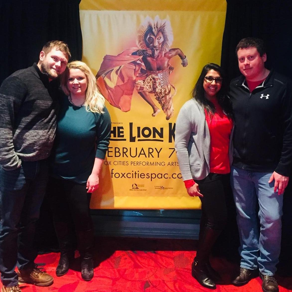Saw the Lion King. Thanks Sherri & Ray!