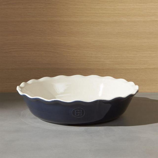 Emile Henry Modern Classic Twilight Blue Pie Dish