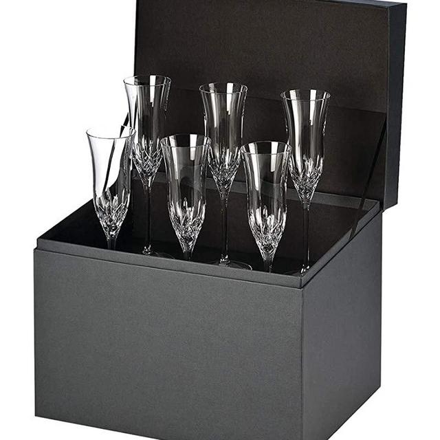 Waterford Lismore Essence Flute Deluxe Gift Box Set of 6