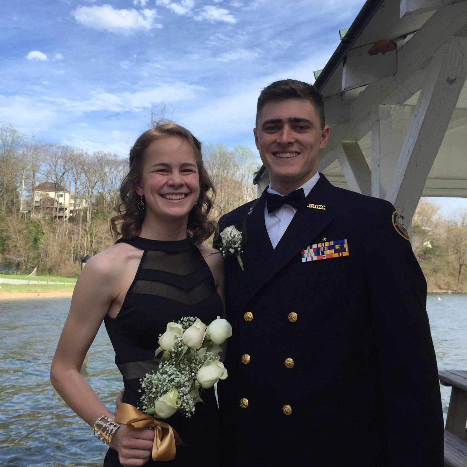 Joey's NJROTC Ball, Junior year of high school.