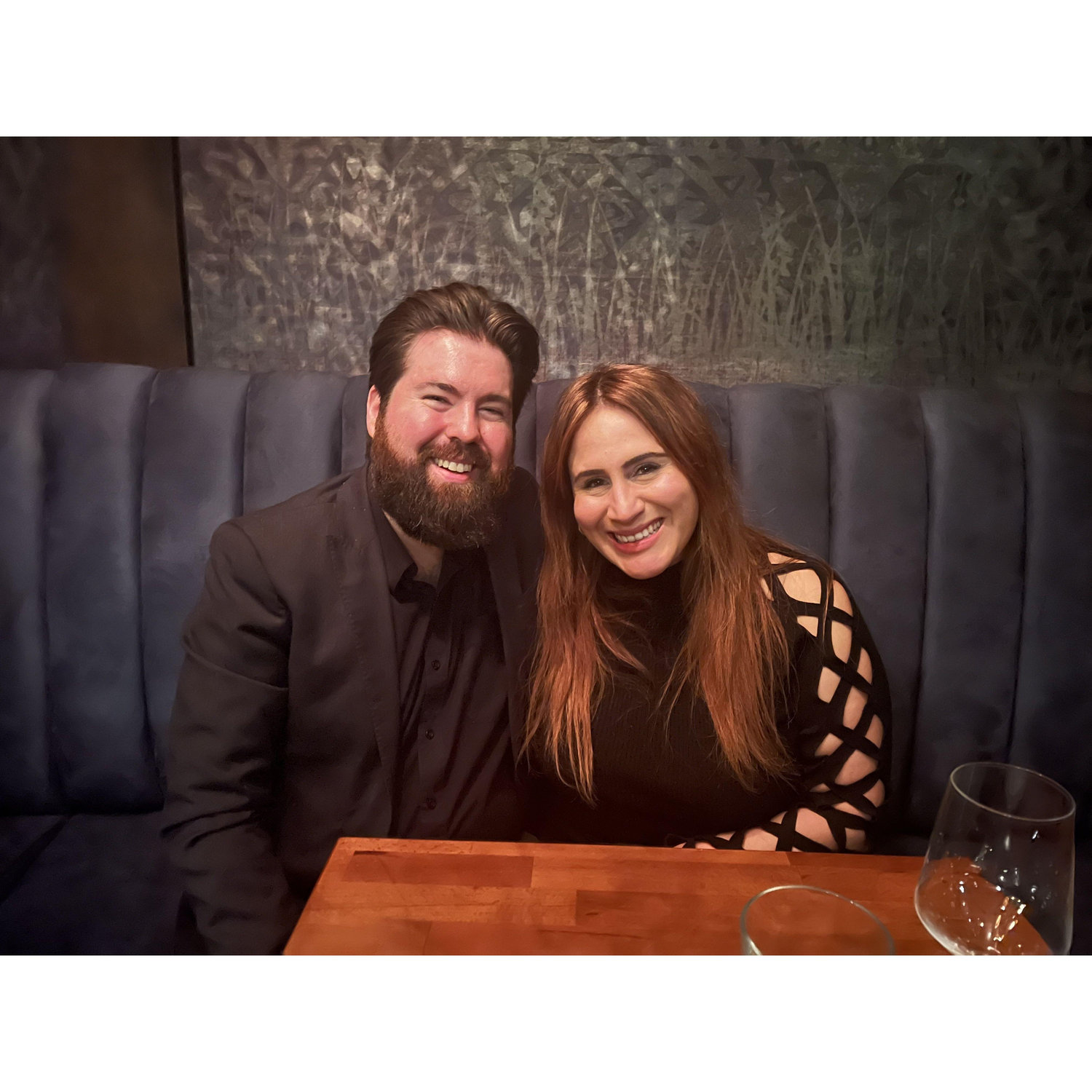 The Dinner we had right before Tim proposed!