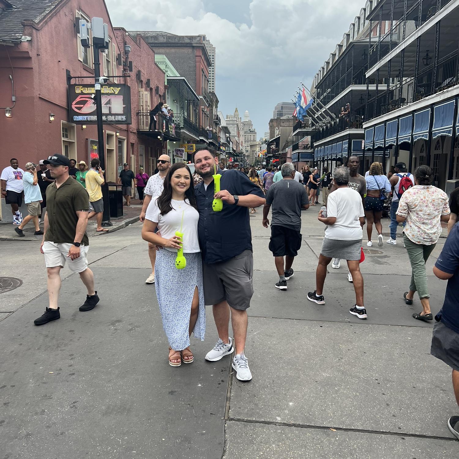 The infamous Bourbon Street!