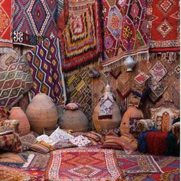 A Turkish rug in Turkey