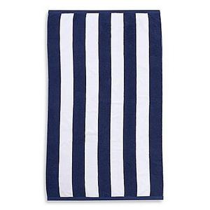 Wamsutta® Heavyweight Resort Stripe Beach Towel in Navy