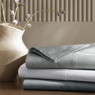 Signature Hemmed 4-Piece Organic Cotton Sheet Set