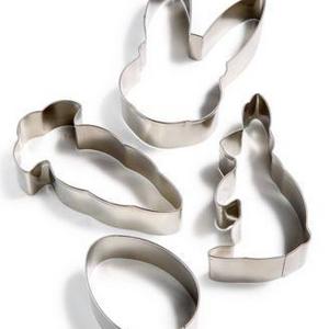 Martha Stewart Collection Set of 4 Stainless Steel Cookie Cutters, Created for Macy's