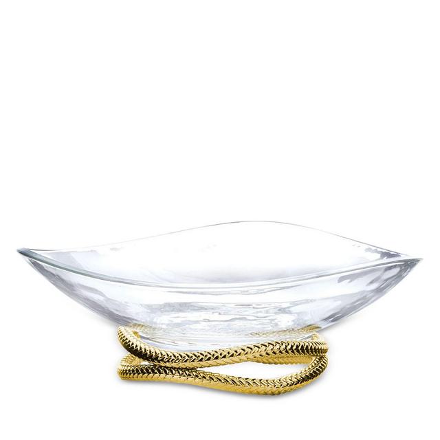 Nambé Braid Gold Centerpiece Bowl