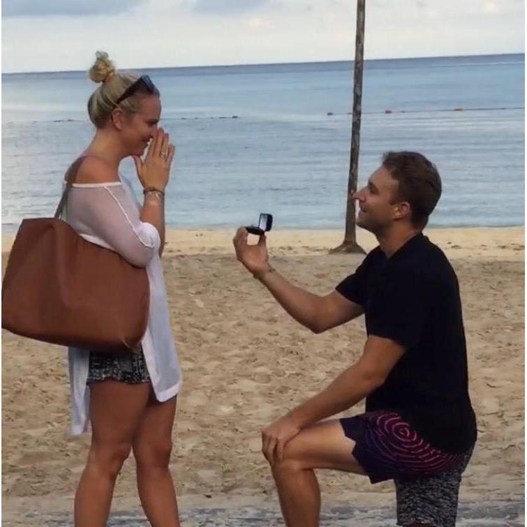The big moment, I said yes :)