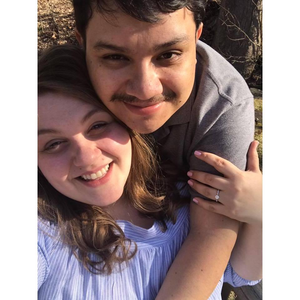 Right after the proposal at Buttermilk Falls. Milton, NY