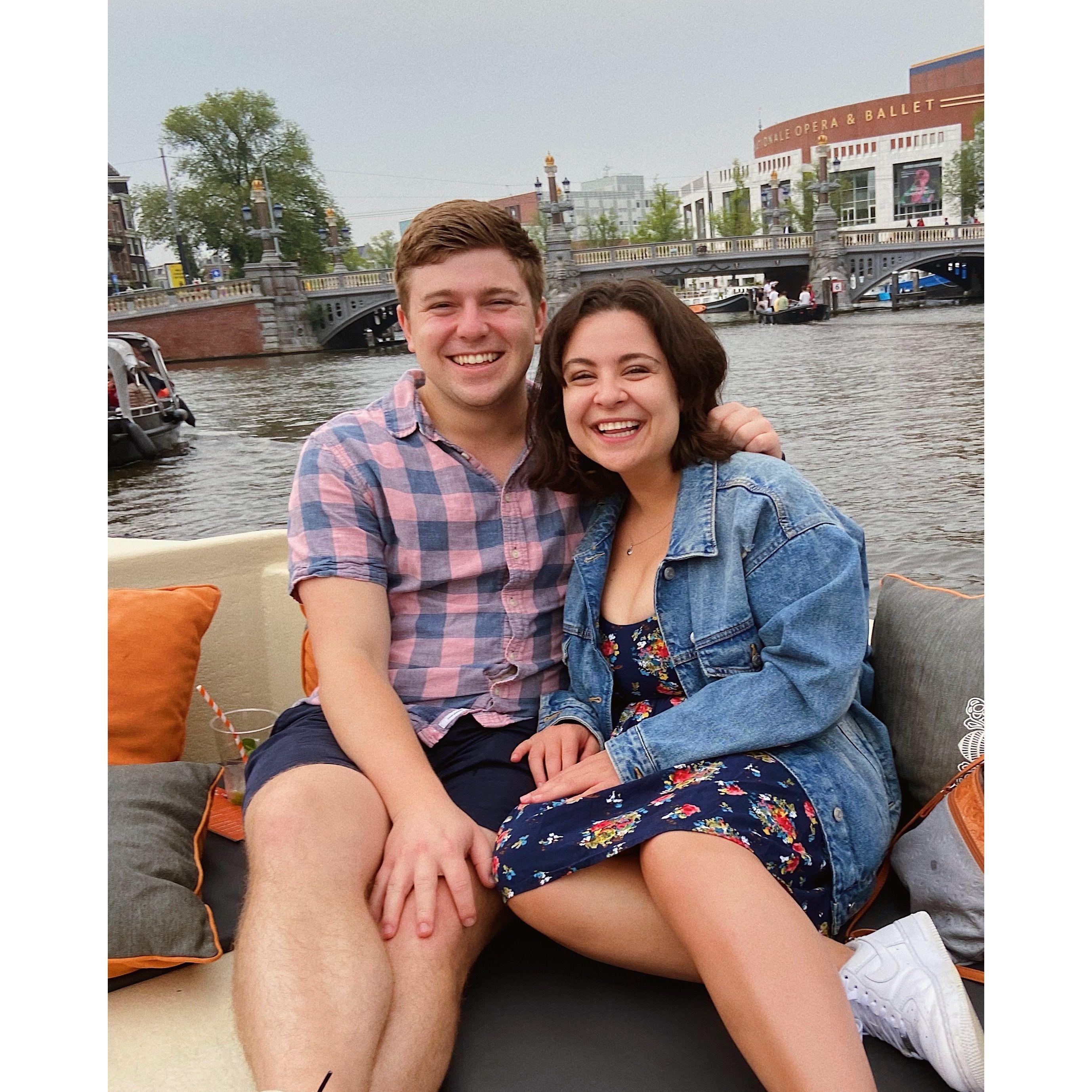 Ryan's first time in Europe - Amsterdam!