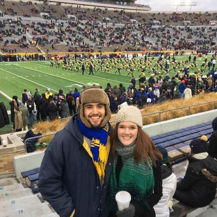 A very chilly min-November game to South Bend to see the Fightin' Irish take on Virginia Tech.