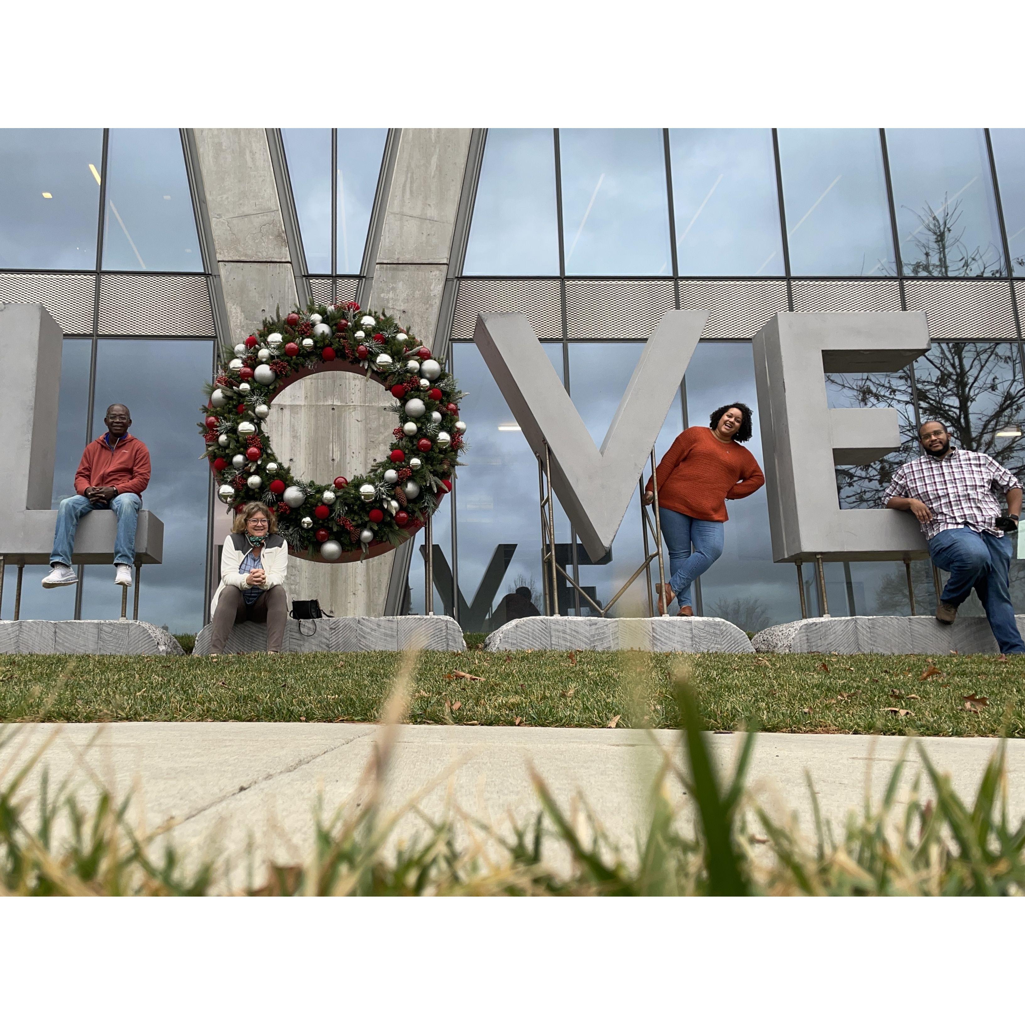 COVID ruined all our holiday plans, but we did see my parents briefly while they passed through Virginia.