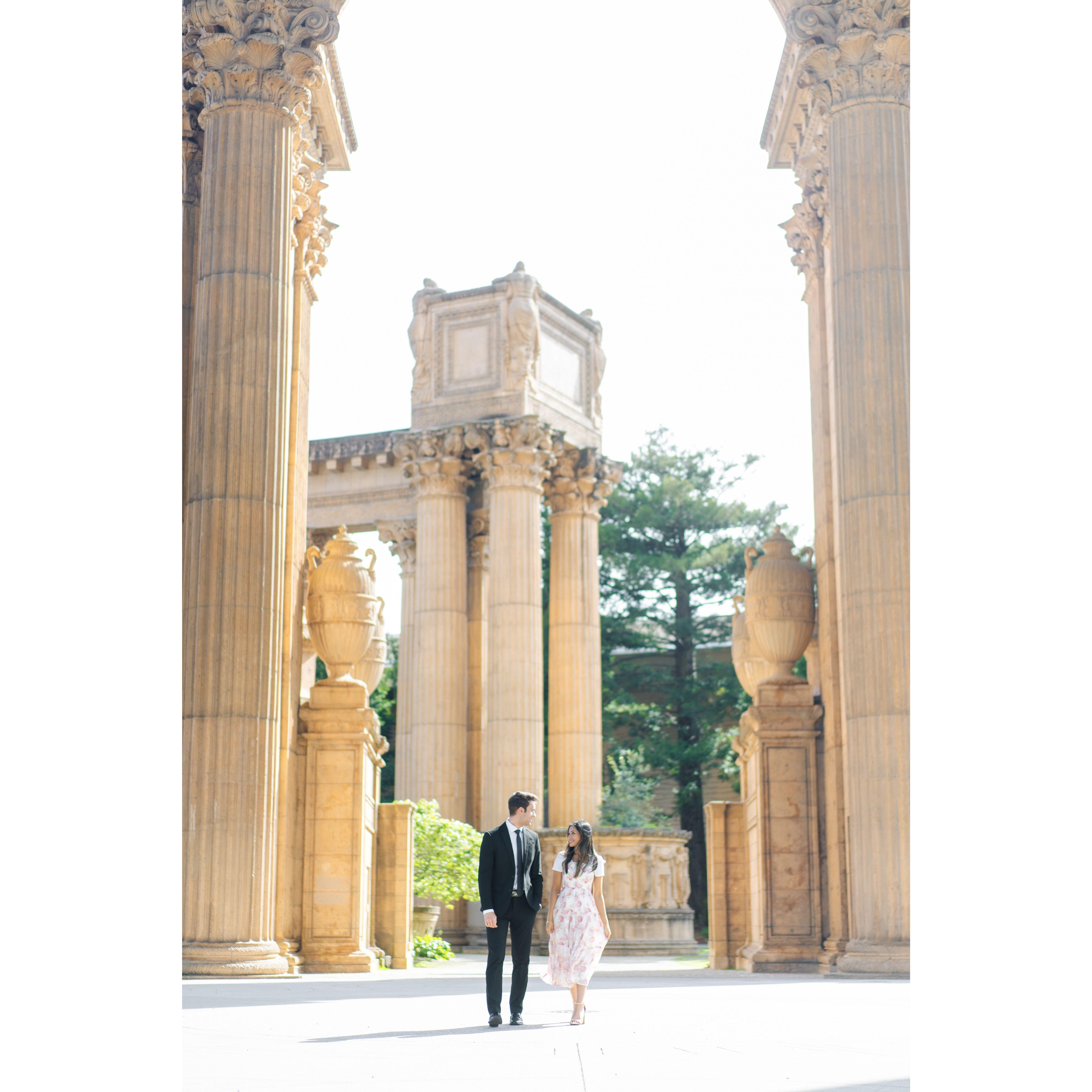 Something about this location made the engagement that much more gorgeous.