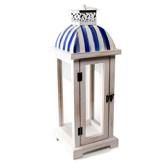 MacKenzie-Childs Royal Stripe Lantern