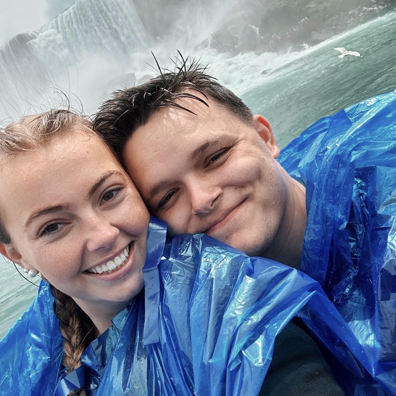 P,B & J on Maid of the Mist (fans of The Office will get the reference)