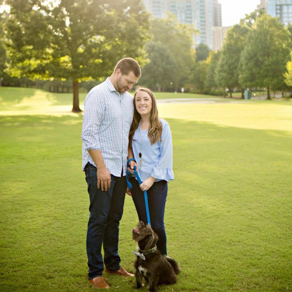 One of our last weekends in Atlanta-Piedmont Park was where we first met.