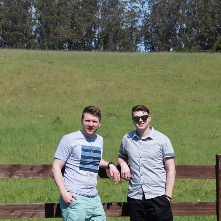 Livin' the good life with the brother.