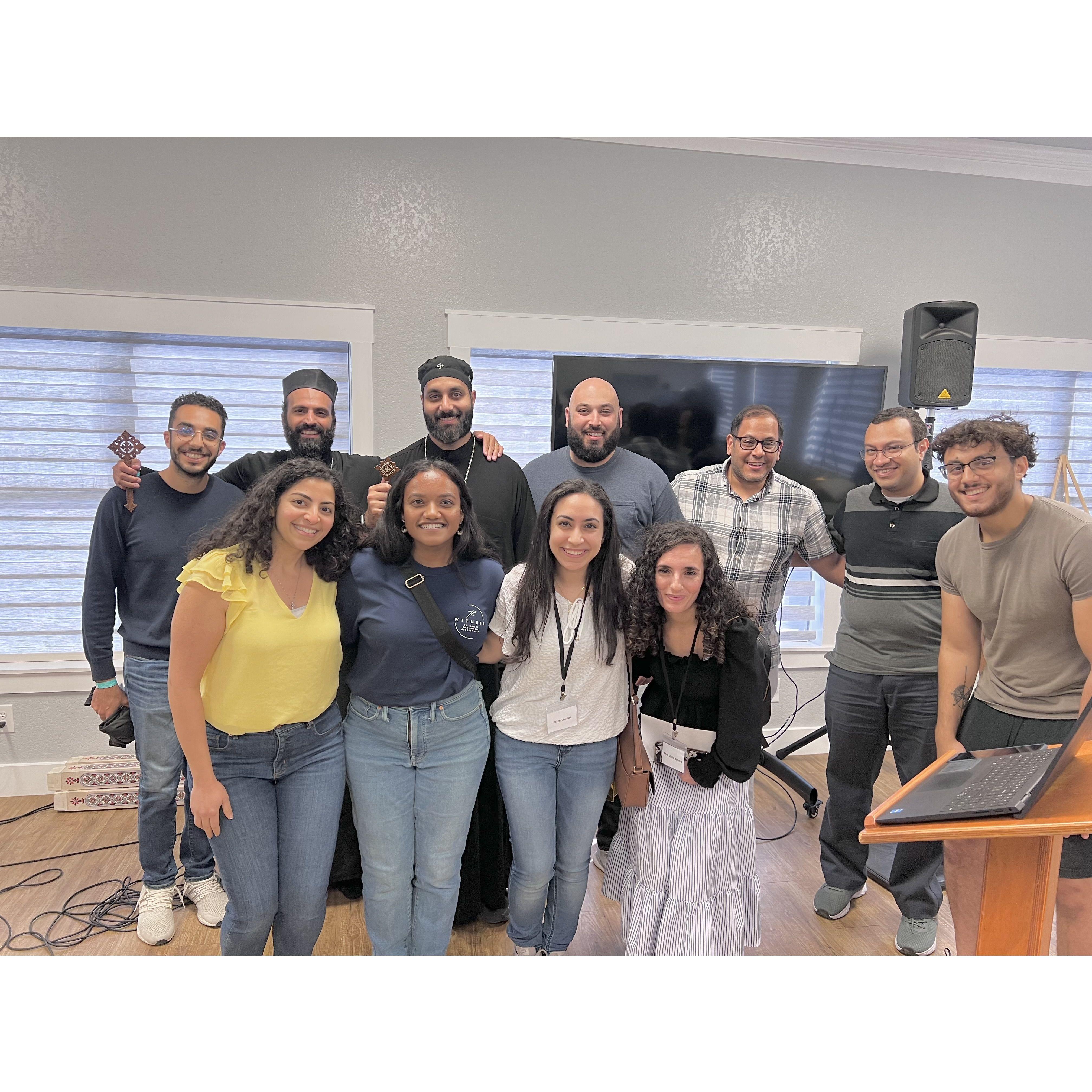 Our first St. Marina Retreat with Fr. Luke & George Achen (Fr. George)