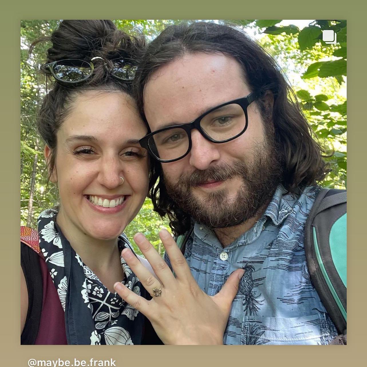 When she said yes! I proposed on Mackinac Island. Maria's first words were "Shut Up!"