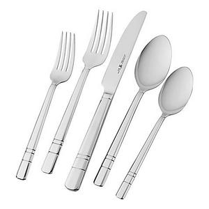 J.A. Henckels International Madison Square 18/10 Stainless Steel 65-Piece Flatware Set