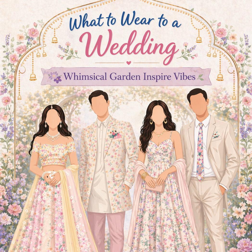 Wedding & Dinner: Friday, August 21st
Indian, American Semi-Formal Fusion - Garden Inspired, Whimsical Vibes