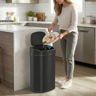 SensorCan Oval Kitchen Trash Can