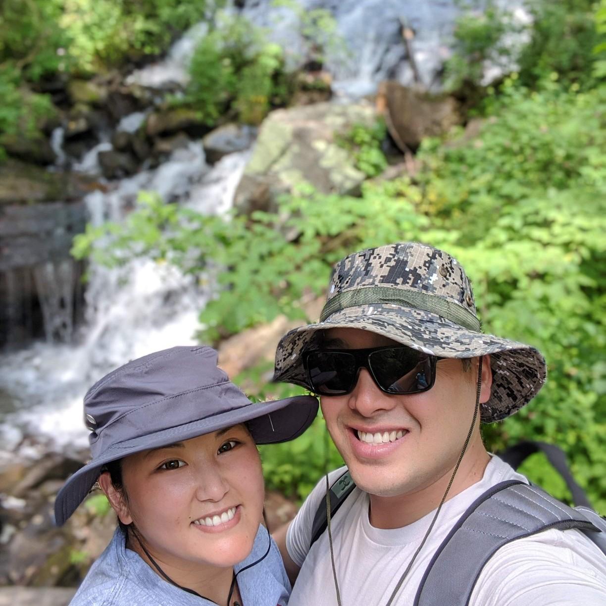 Our favorite spot! Amicalola Falls, May 2020.