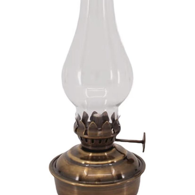 Vermont Lanterns Brass Mini Small Oil Lamp 6.5" (Antique Brass)